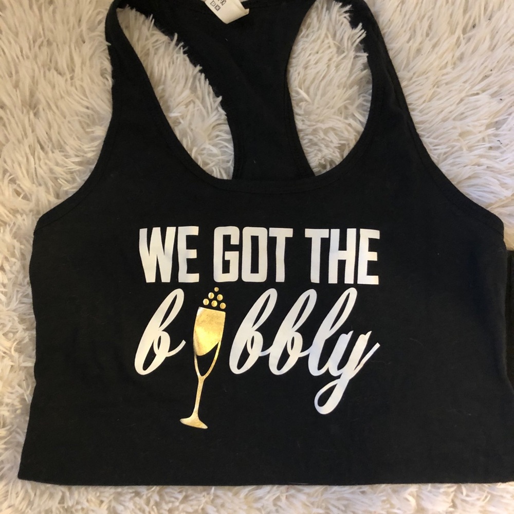Bachelorette champagne Tank